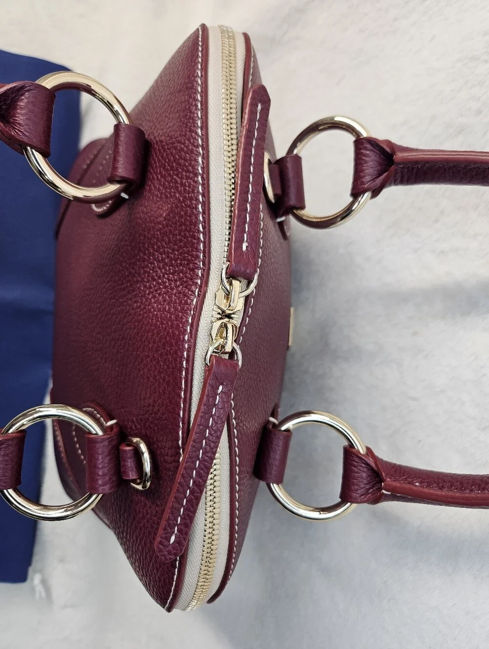 Dooney & Bourke Lucca Pebbled Leather Satchel Crossbody